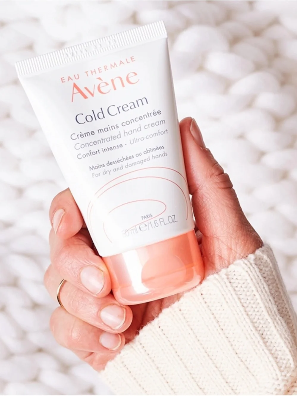 Cold Cream Concentrated Hand Cream – White with Pink Cap